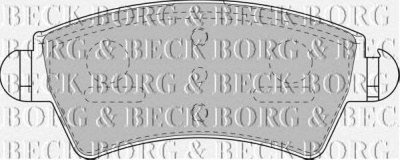 BORG & BECK bbp1805 -  Комплект тормозных колодок, дисковый тормоз